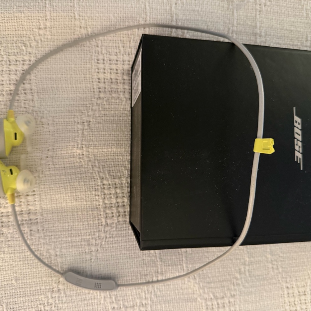 Bose Lime and Gray SoundSport Earbuds